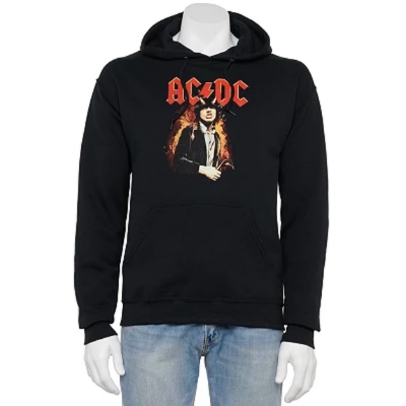 AC/DC hoodie, Men's Music Hoodie,M, black, NWT - Picture 1 of 9